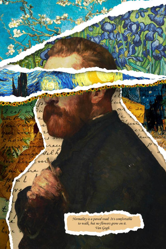 Aesthetic Delight: Van Gogh's Masterpieces in One Poster